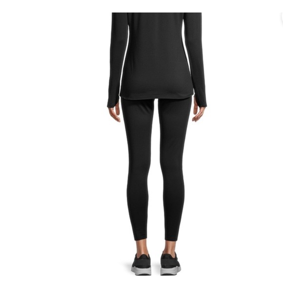 ClimateRight Cuddl Duds black base layer plush warmth long seeve crew Top sz XS - Picture 6 of 9